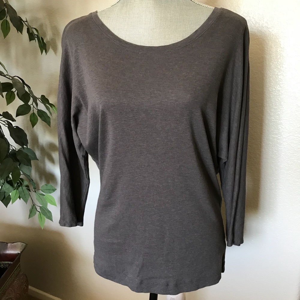 Grey Pullover Top